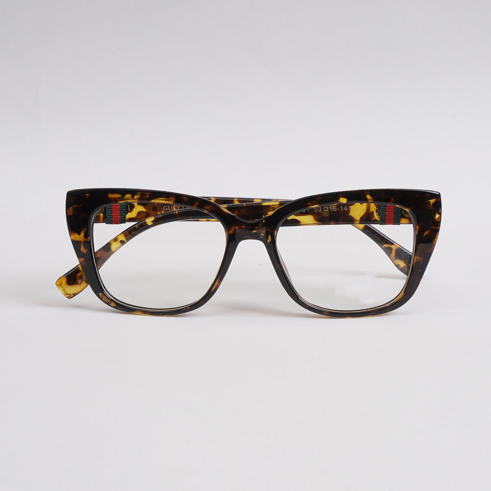 Yellow-Black Shade Optical Frame For Men & Women G