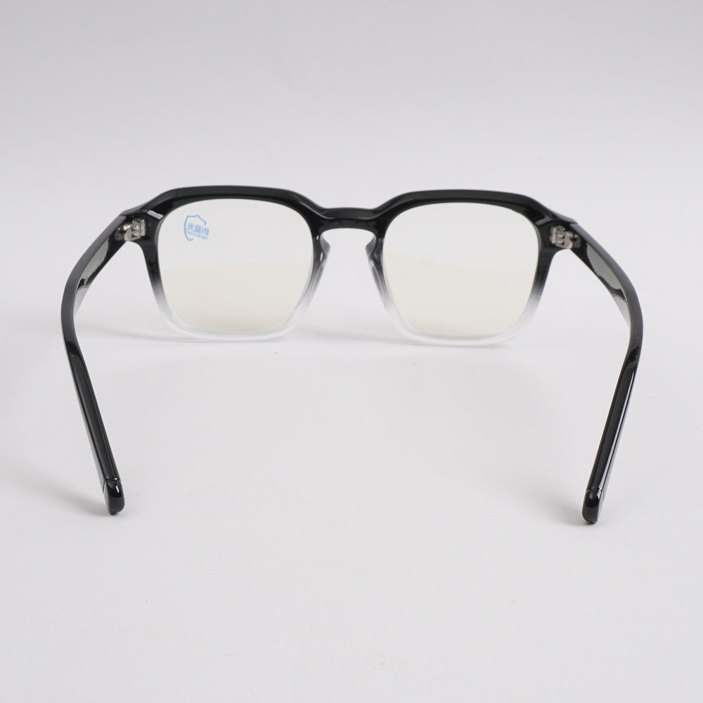 Blck White Optical Frame For Men & Women