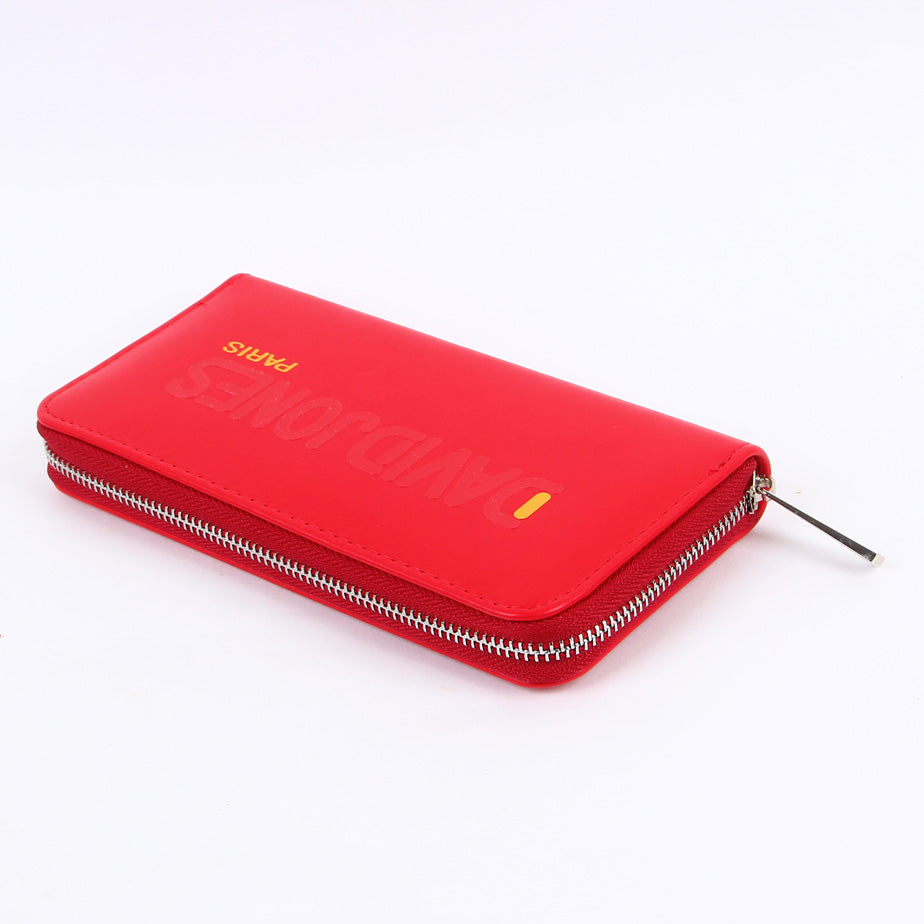 Red Zipper DJ5225 Long Wallet - Thebuyspot.com