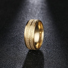 Golden 8mm Scrub Ring