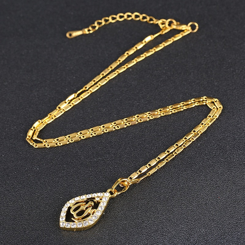 Golden Allah Women Necklace - Thebuyspot.com