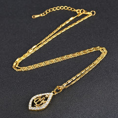 Golden Allah Women Necklace - Thebuyspot.com