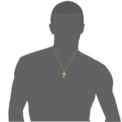 Golden Cross Chain Necklace - Thebuyspot.com