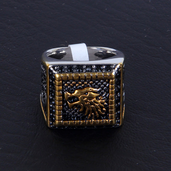 Hot Punk Silver Style Men's Ring