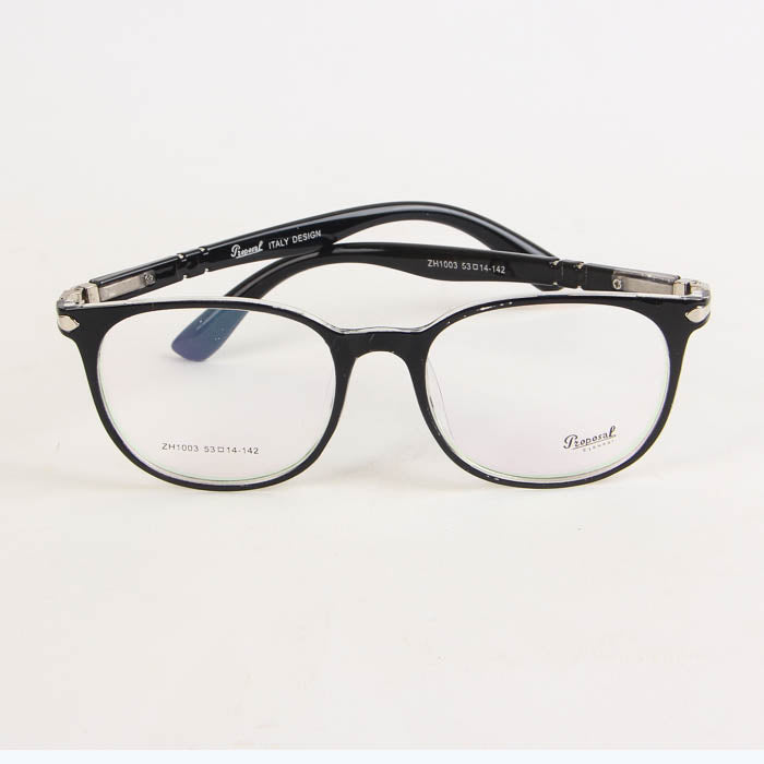 Black Oval Shape Eyeglasses