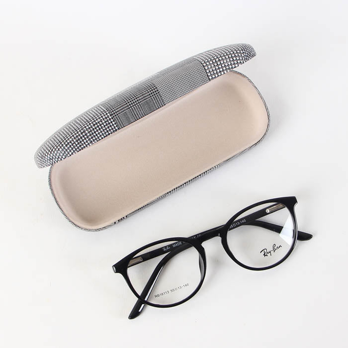 Black Classic Oval Shape Eyeglasses