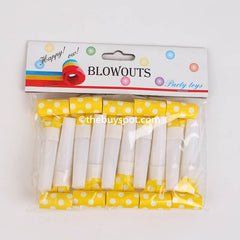 Birthday Party Blowouts Yellow