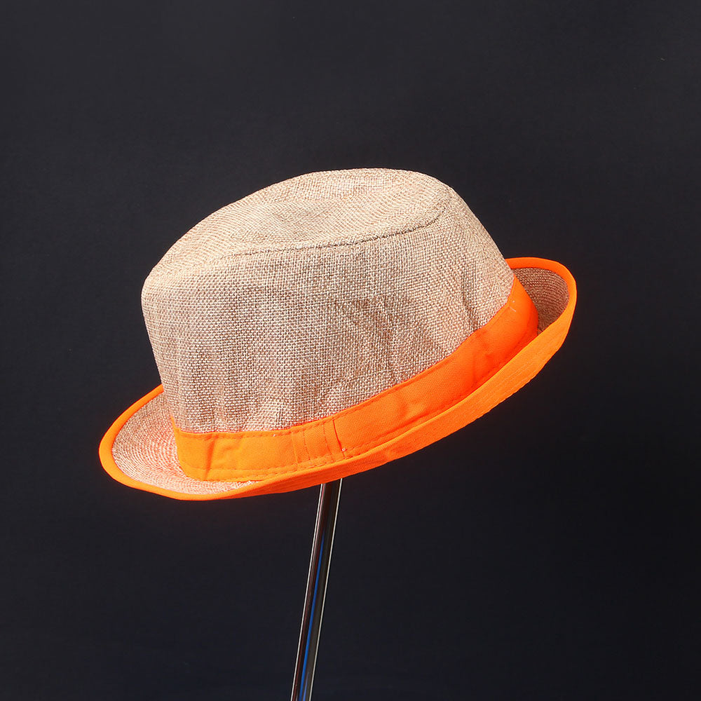 Yellow Strip Beach Jazz Casual hat