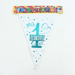 My 1st Happy Birthday Party Flags