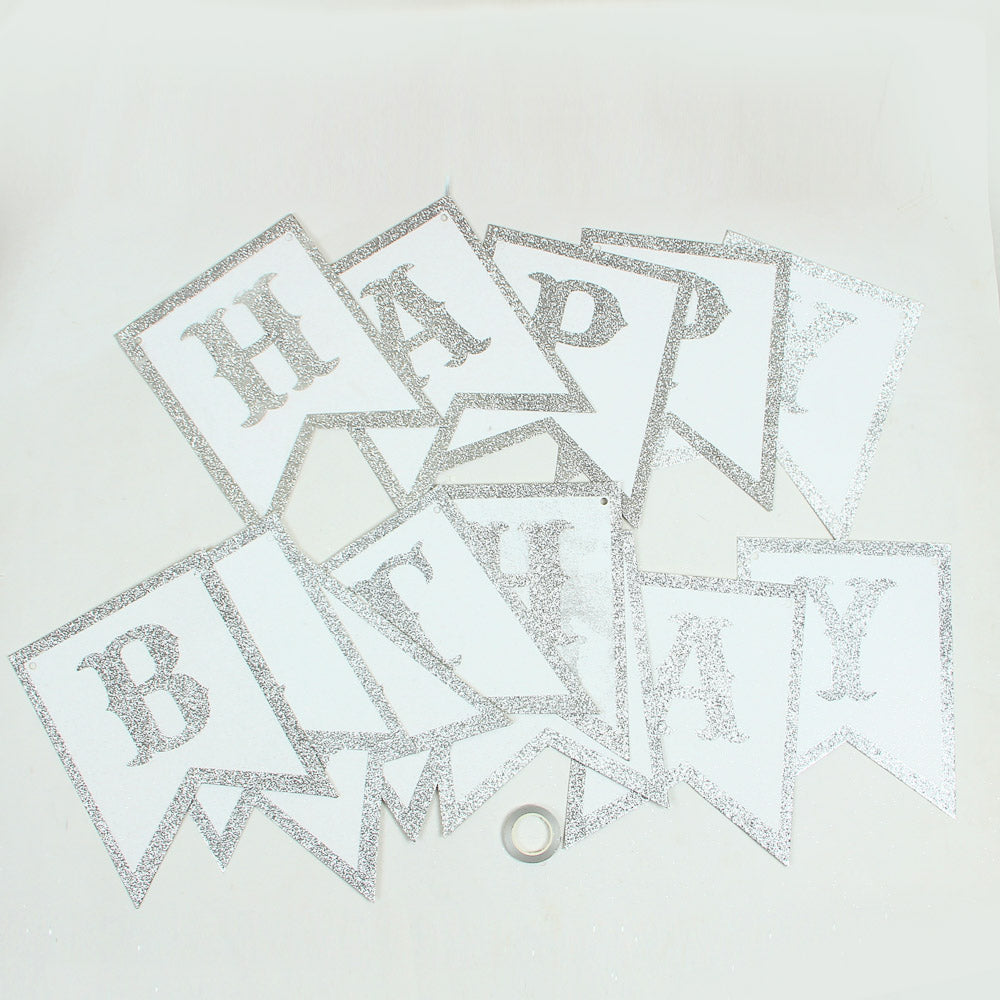 Happy Birthday Party Glitter Cards