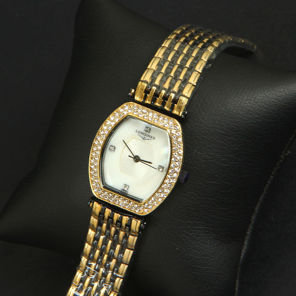 Golden/Black Chain 1405 Women's Wrist Watch