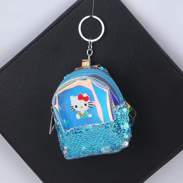 Sequence Keychain Pouch Blue
