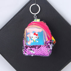 Sequence Keychain Pouch Pink