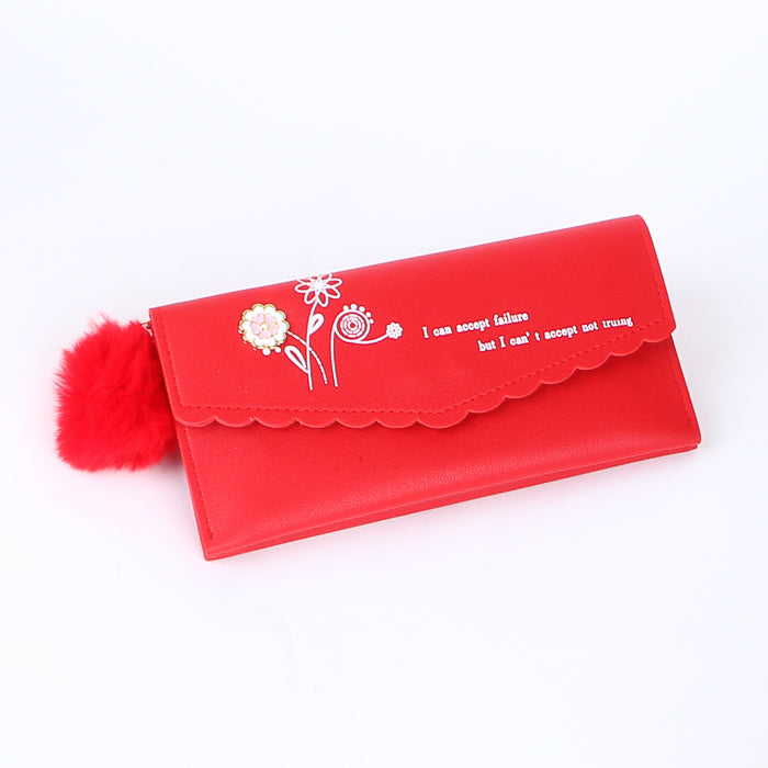 Womens Fashionable Wallet Red