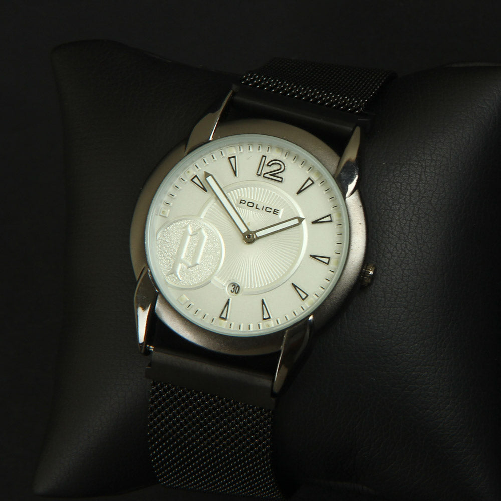 Men's Wrist Watch P2 Grey Black dial with black strap