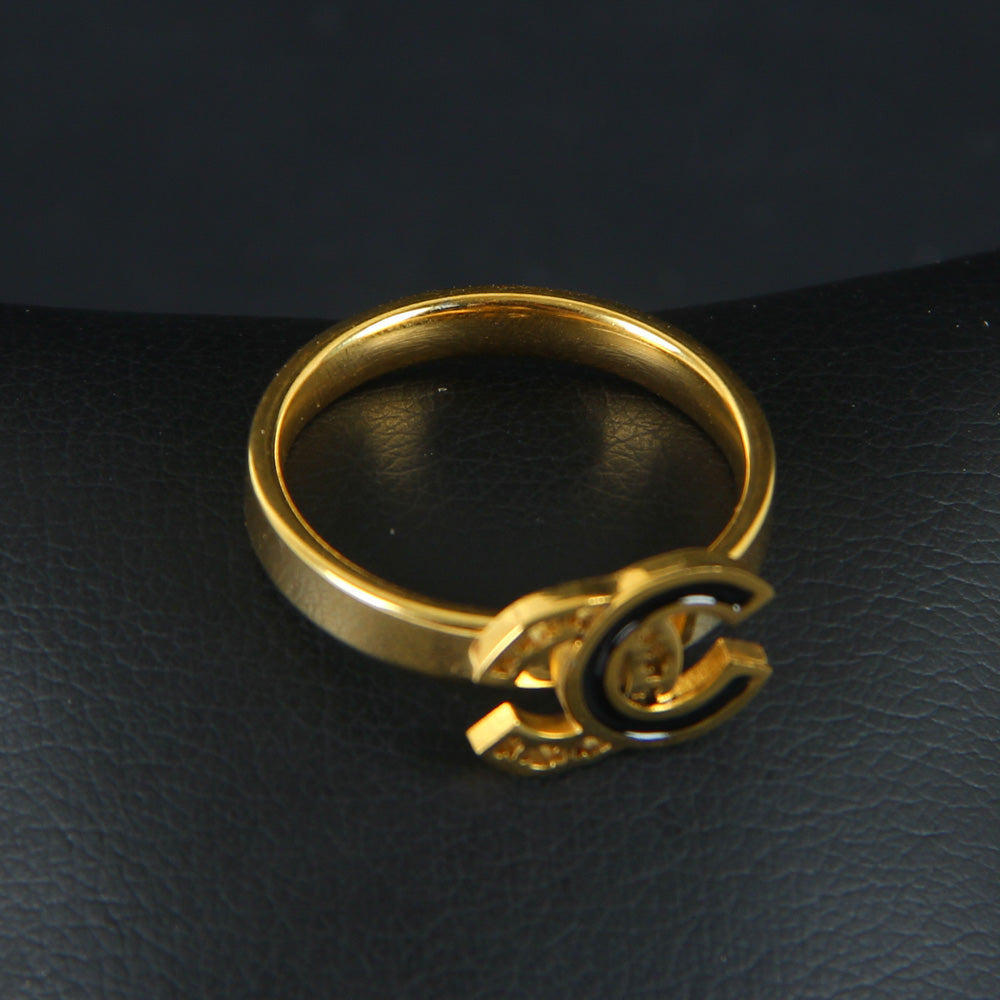 Mens Golden CC Ring