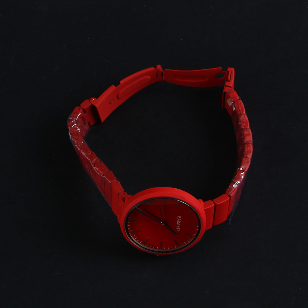 Women's Wrist Watch Red Dial with Red Strap