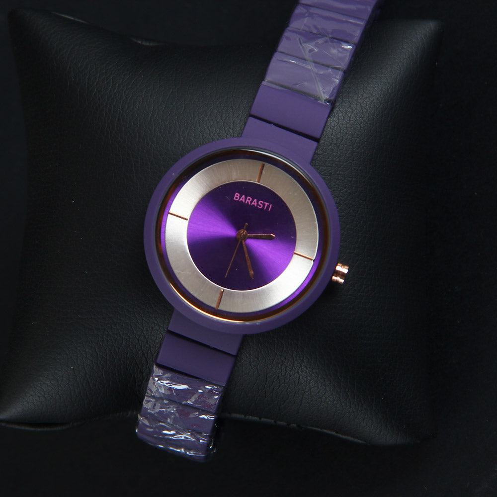 Women's Wrist Watch Purple Dial with Purple Strap