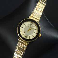 Golden Chain Golden Dial Women's Wrist Watch