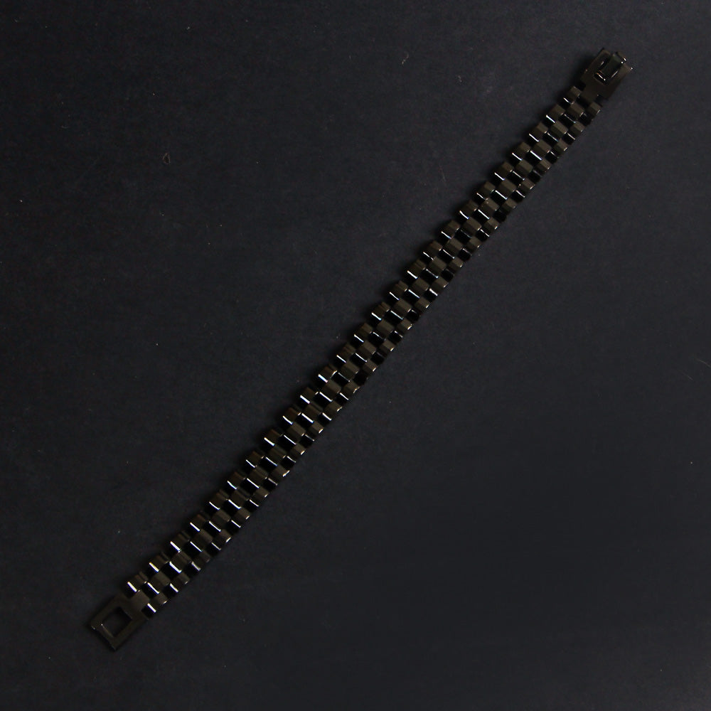 Black Chain Mens Bracelets 10mm