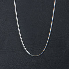 Silver Neck Casual Chain 3mm