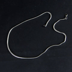 Silver Neck Casual Chain 3mm