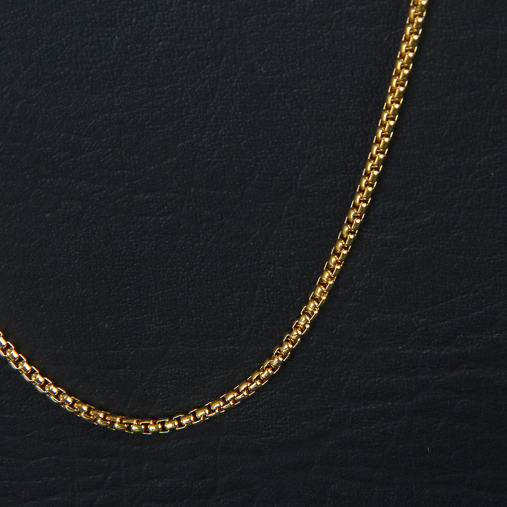 Golden Neck Casual Chain 3mm-1