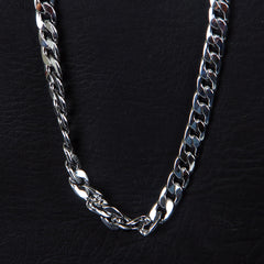 Silver Neck Casual Chain 10mm