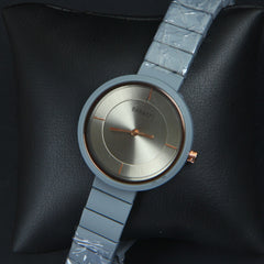 Women's Wrist Watch Grey Dial with Grey Strap