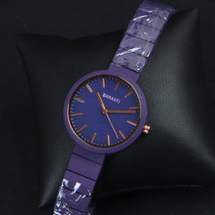 Women's Wrist Watch Purple Dial with Purple Strap 1
