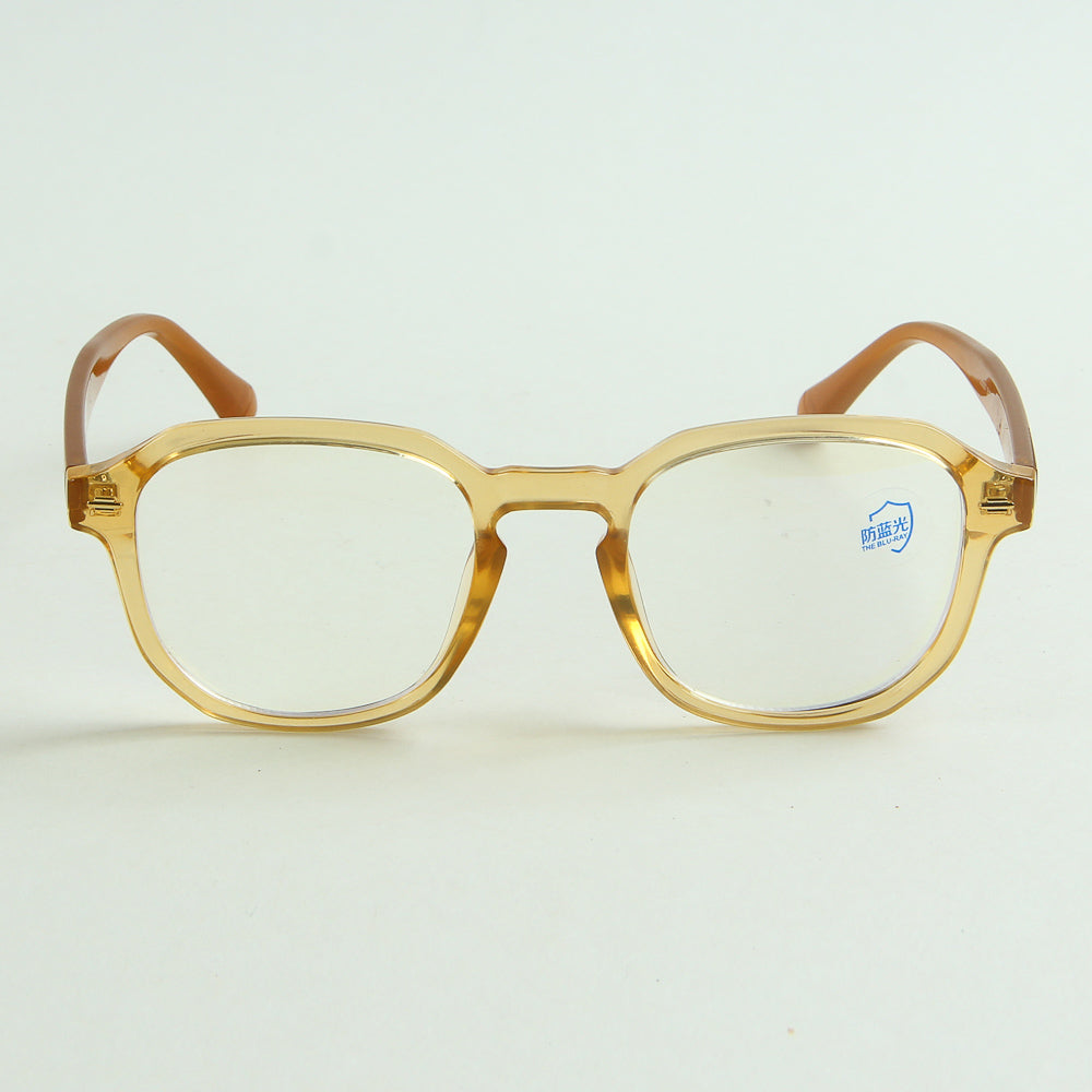 Yellow Translucent Color Optical Frame