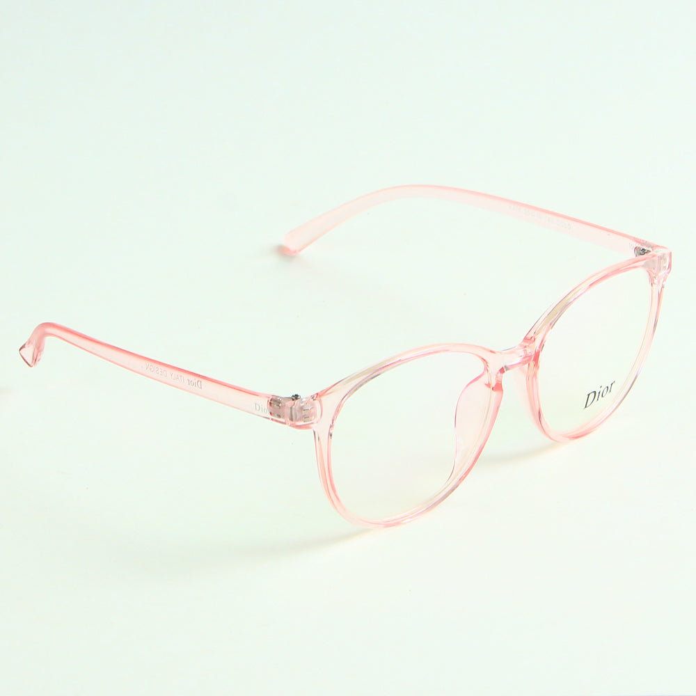 Light Pink Translucent Color Optical Frame