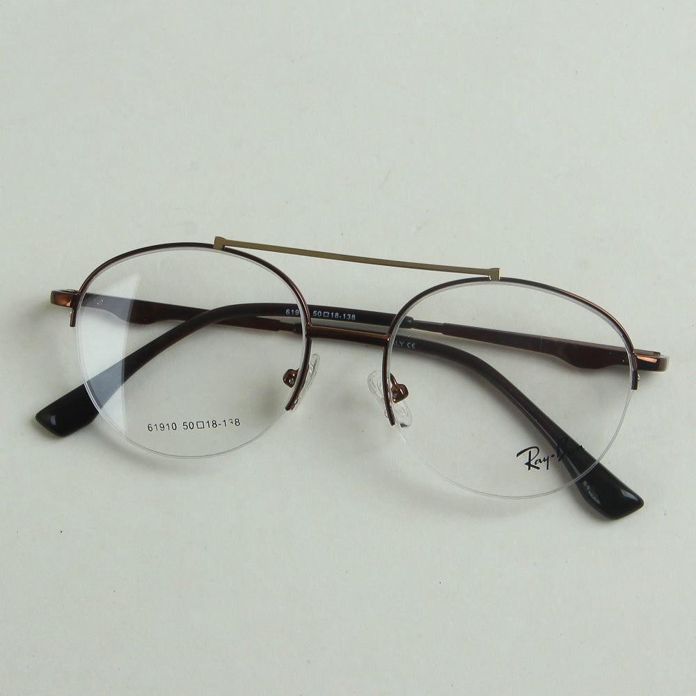 Brown Golden Optical Frame