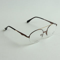 Brown Golden Optical Frame