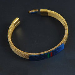 Branded Bracelets Golden & Blue G