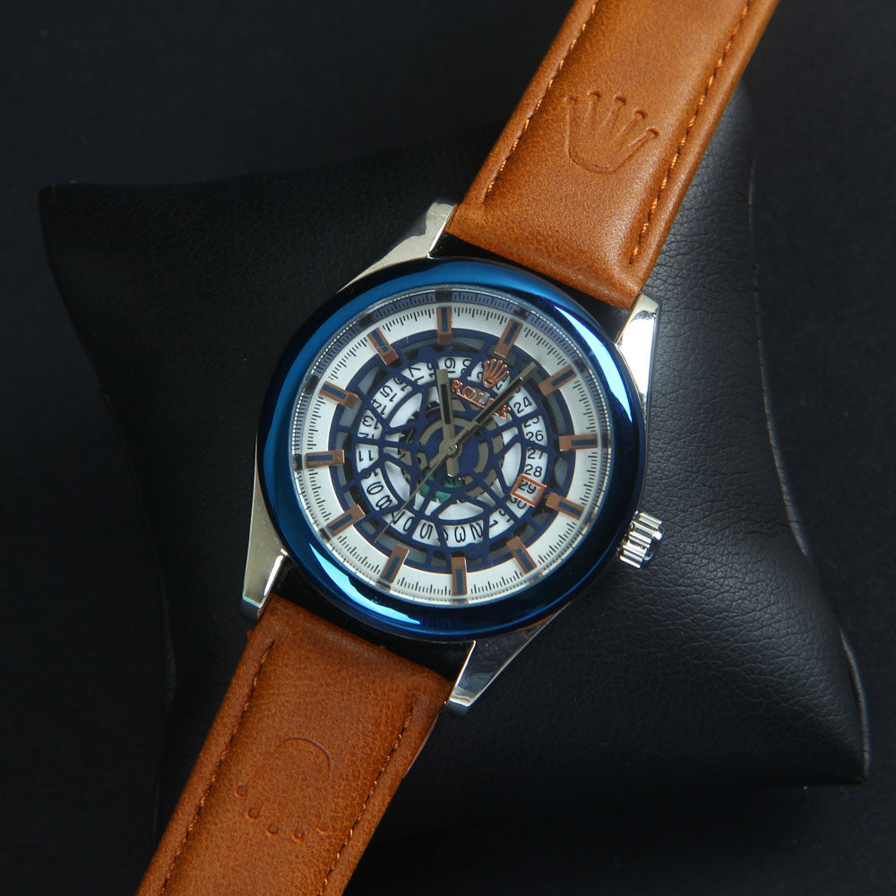 Brown Strap 1151 Men's Wrist watch