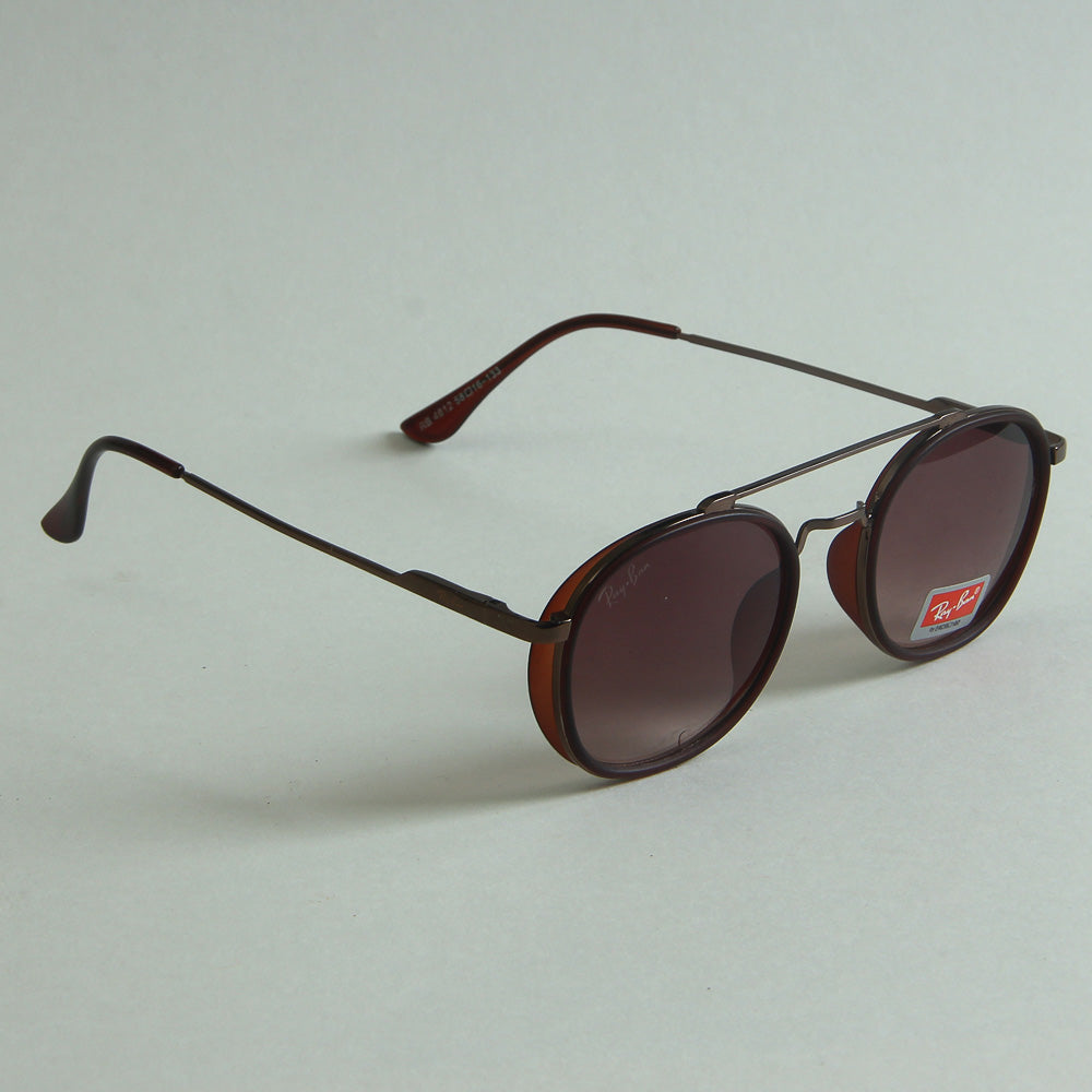 Sunglasses Brown Metallic Frame with Light Brwon CR