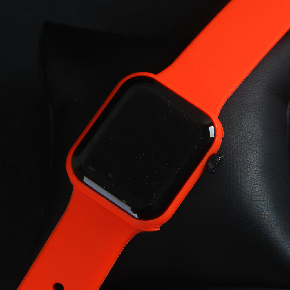 Digital LED Wrist Watch Orange For Men & Women