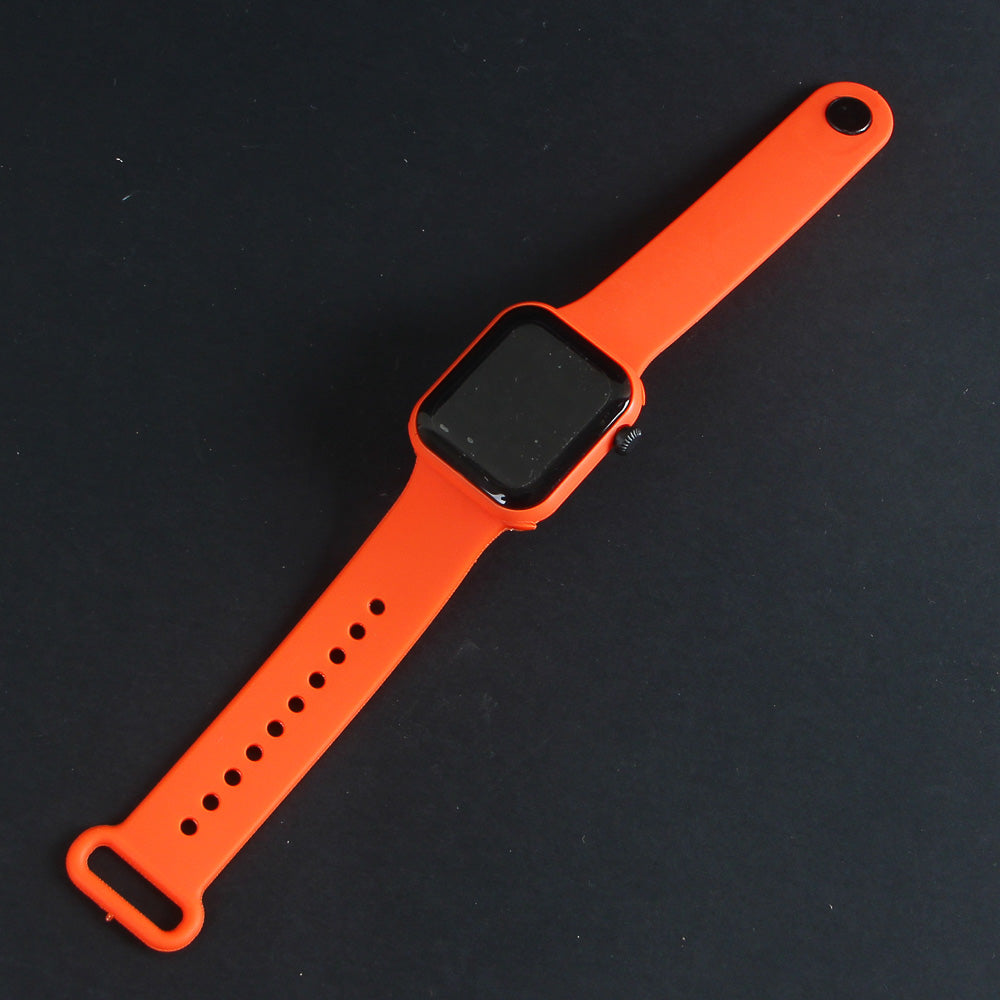 Digital LED Wrist Watch Orange For Men & Women