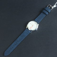 Mens GC Wrist Watch Blue Strap with Silver Dial 3