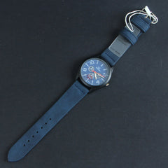 Mens GC Wrist Watch Blue Strap with Black Dial 1