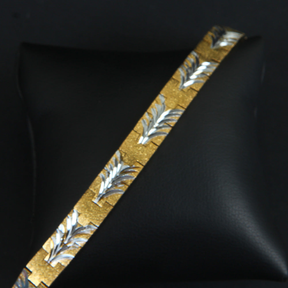 Golden Chain Mans Bracelet 10mm