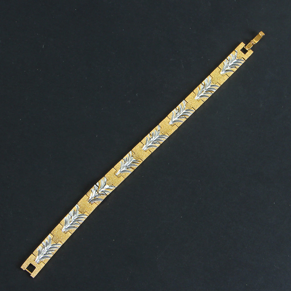 Golden Chain Mans Bracelet 10mm