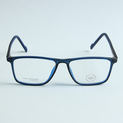 Blue Optical Frame with Black Stripe