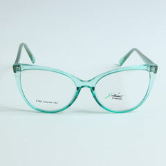 Green Optical Frame with Green Stripe