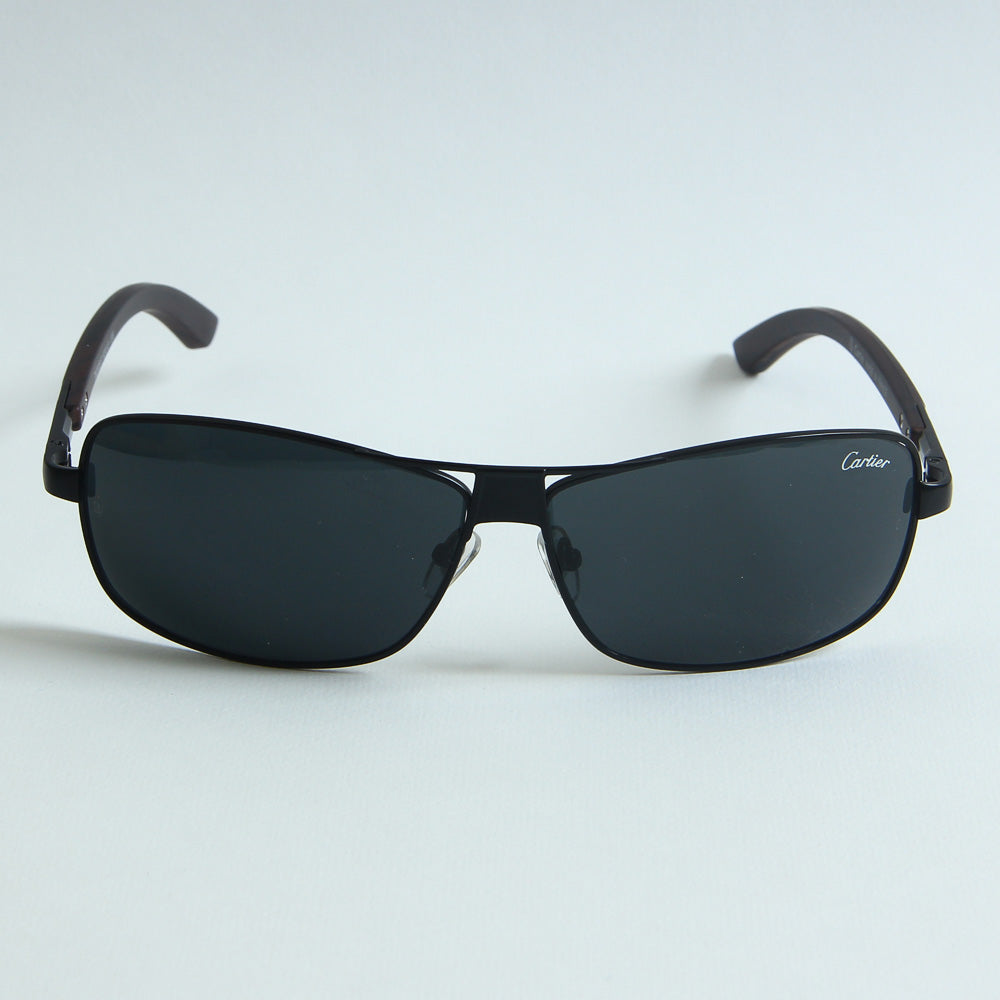 Black Frame Sunglasses with Black Shade T82611