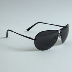 Black Frame Sunglasses with Black Shade L