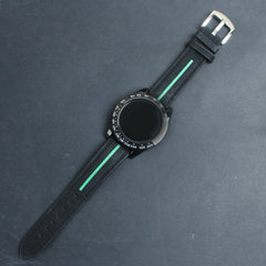 Men's Touch LED Watch Black Dial with Black G Straps