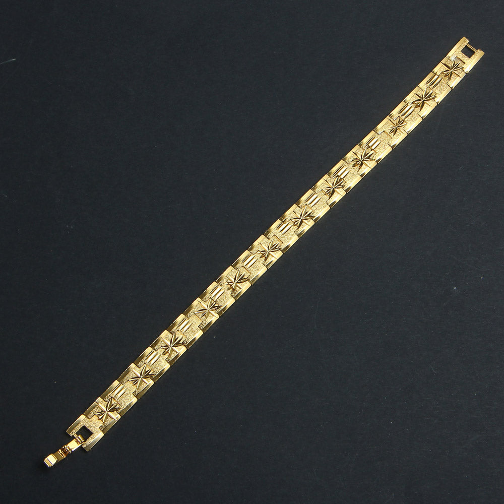 Golden Chain Mans Bracelet 8mm