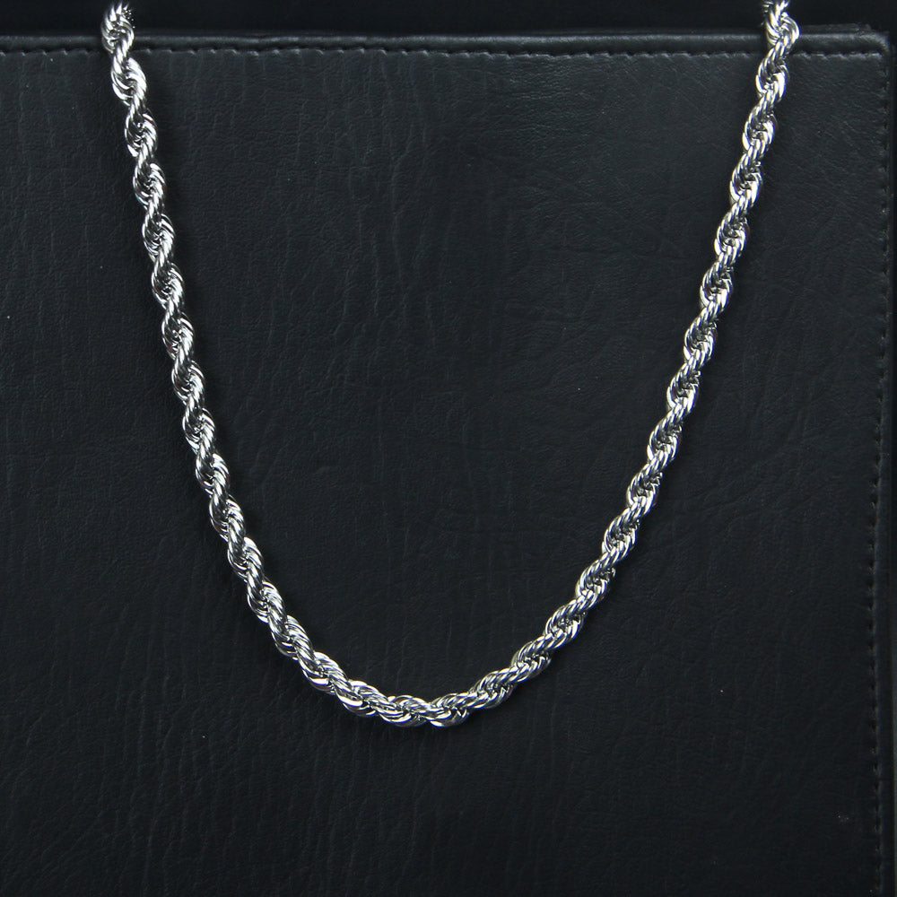 Mens Silver Chain New Style 4mm